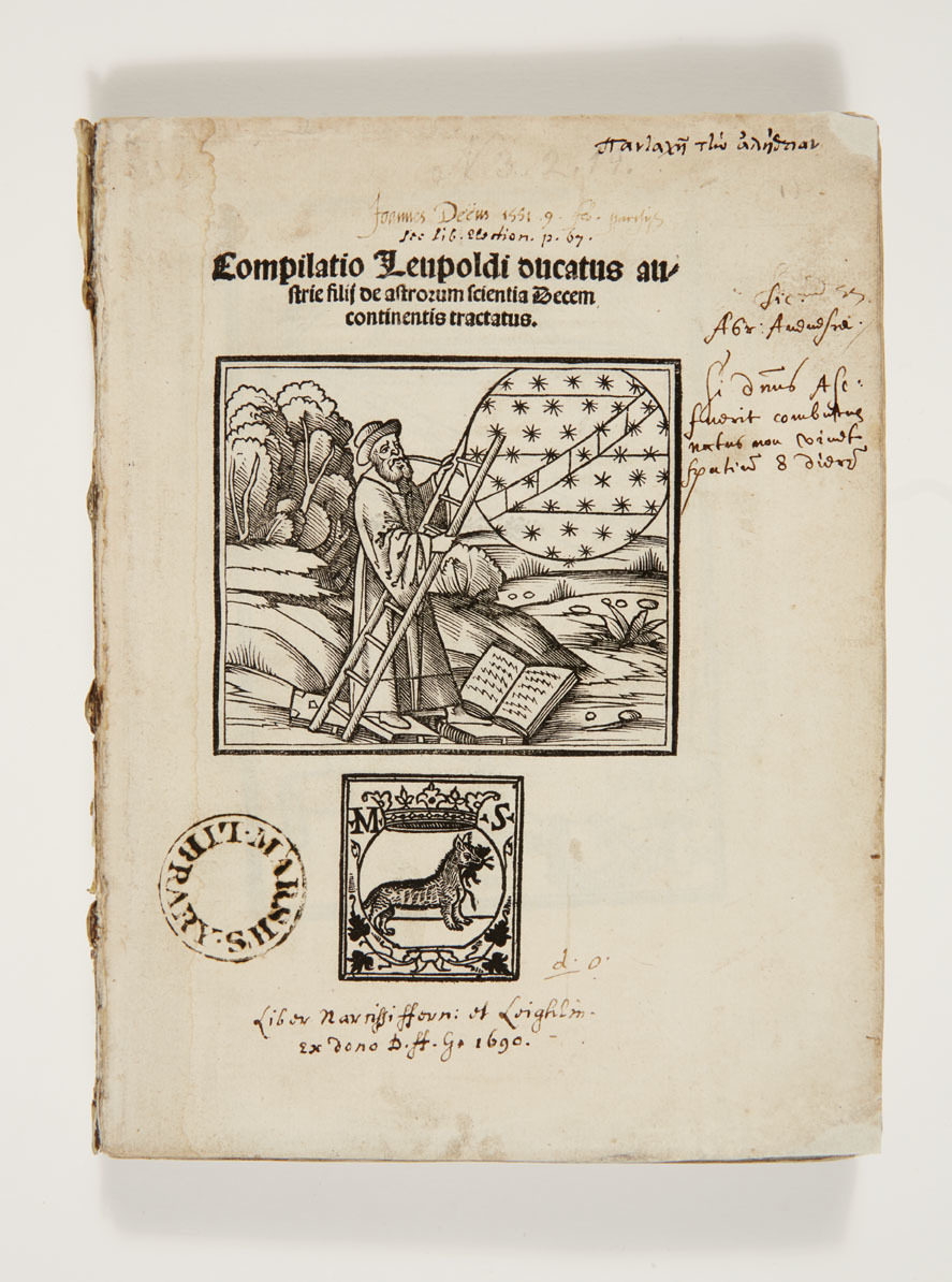 Leopold, Duke of Austria, Compilatio Leupoldi ducatus austrie filii de astrorum scientia Decem continentis tractatus (Venice, 1520)