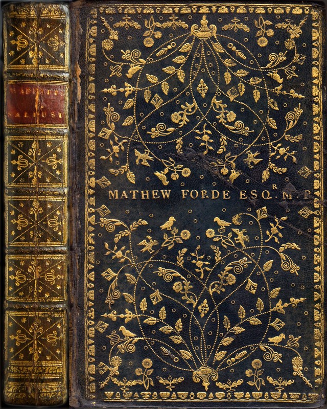 5 1772 Maffett's Sallust, Forde front & spine 200 mm complete.jpg