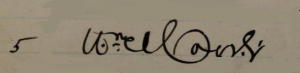 A difficult signature